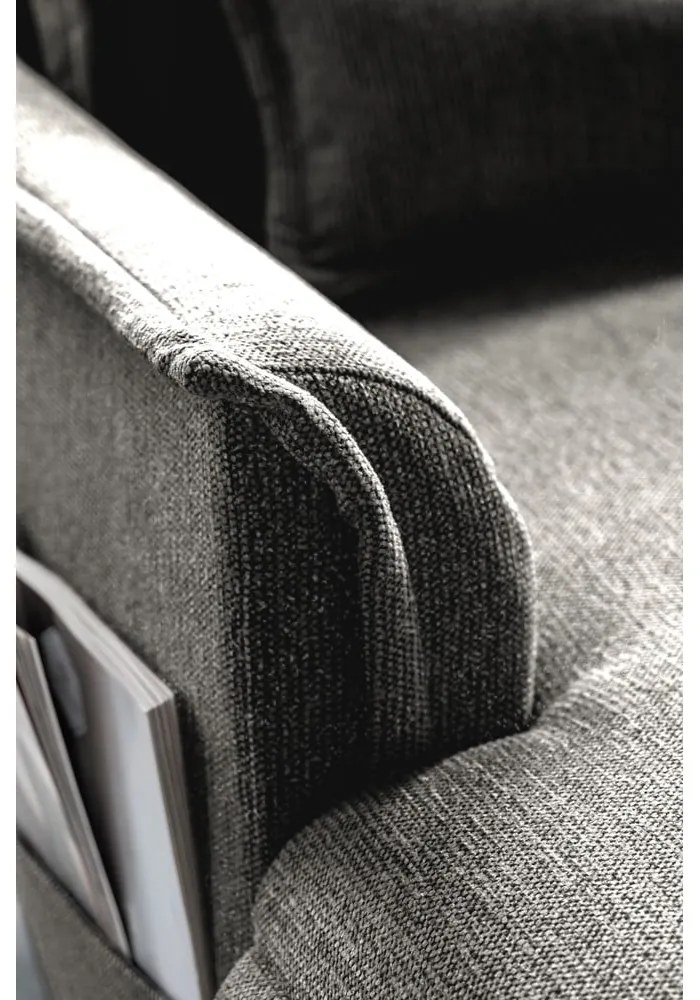 Colțar gri închis extensibil (cu colț pe partea dreaptă/în formă de "U") Charming Charlie – Miuform