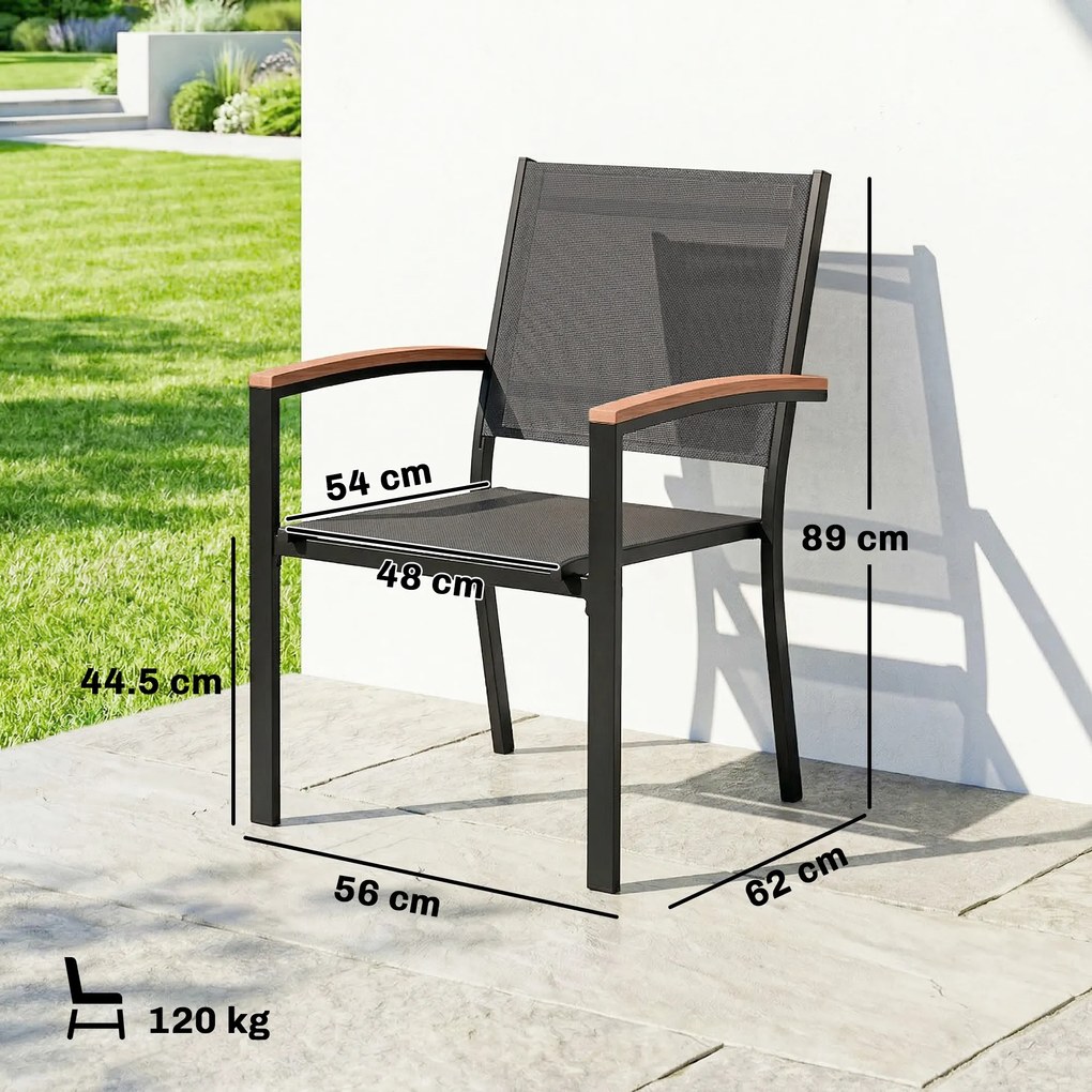 Outsunny fotoliu textilenă terasă | Aosom Romania