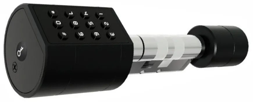 Butuc Incuietoare inteligenta, AMA 2H Smart, 65 - 90 mm, Negru, cu APP TT Hotel