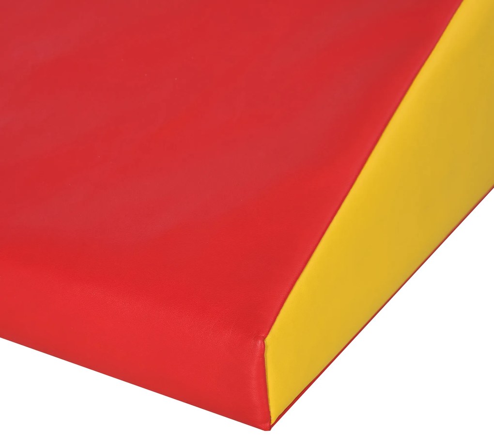 HOMCOM Parcurs motricitate bebeluși jucării de escaladare modular 2 cărămizi gigant din spumă 50 x 50 x 25 cm multicolor | Aosom Romania