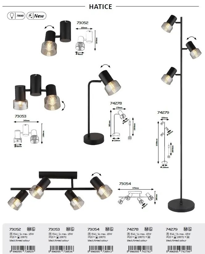 Lampadar/Lampa de podea stil minimalist Hatice