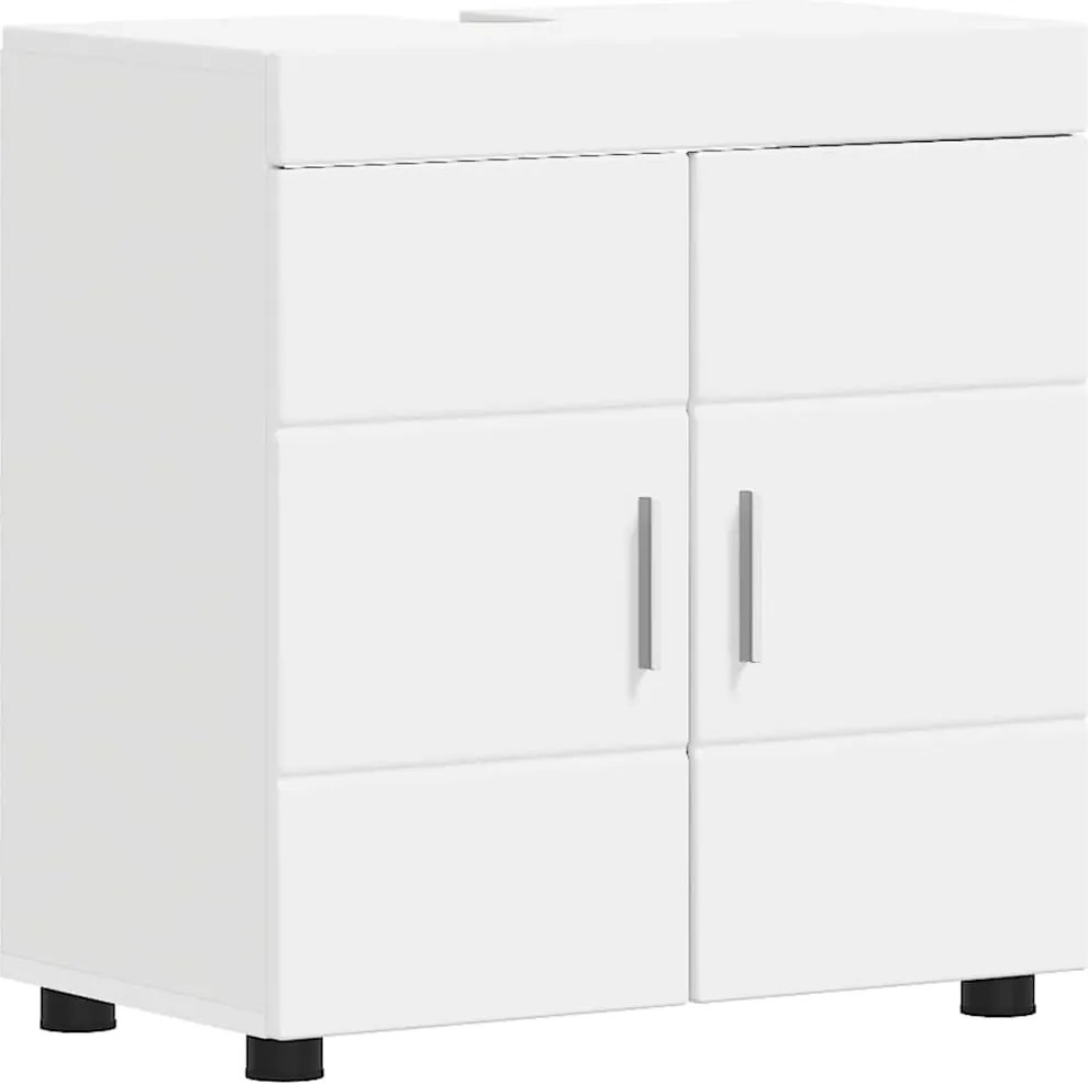 vidaXL Set dulap baie TULUM Alb 60 x 34 x 63 cm Lemn compozit