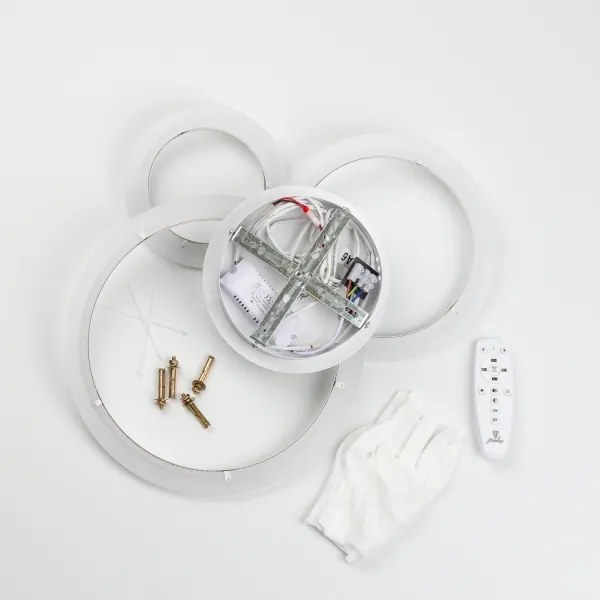 Lustră LED dimabilă aplicată Brilagi ORBITS LED/40W/230V 3000-6500K alb + telecomandă