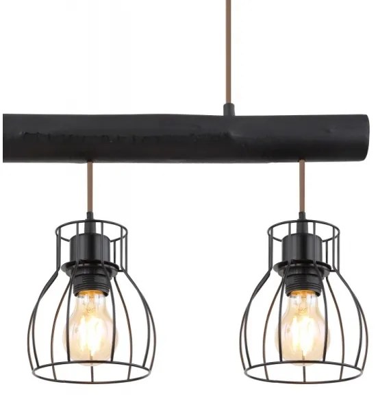 Lustră pe cablu MINA 3xE27/60W/230V Globo 15326-3NB