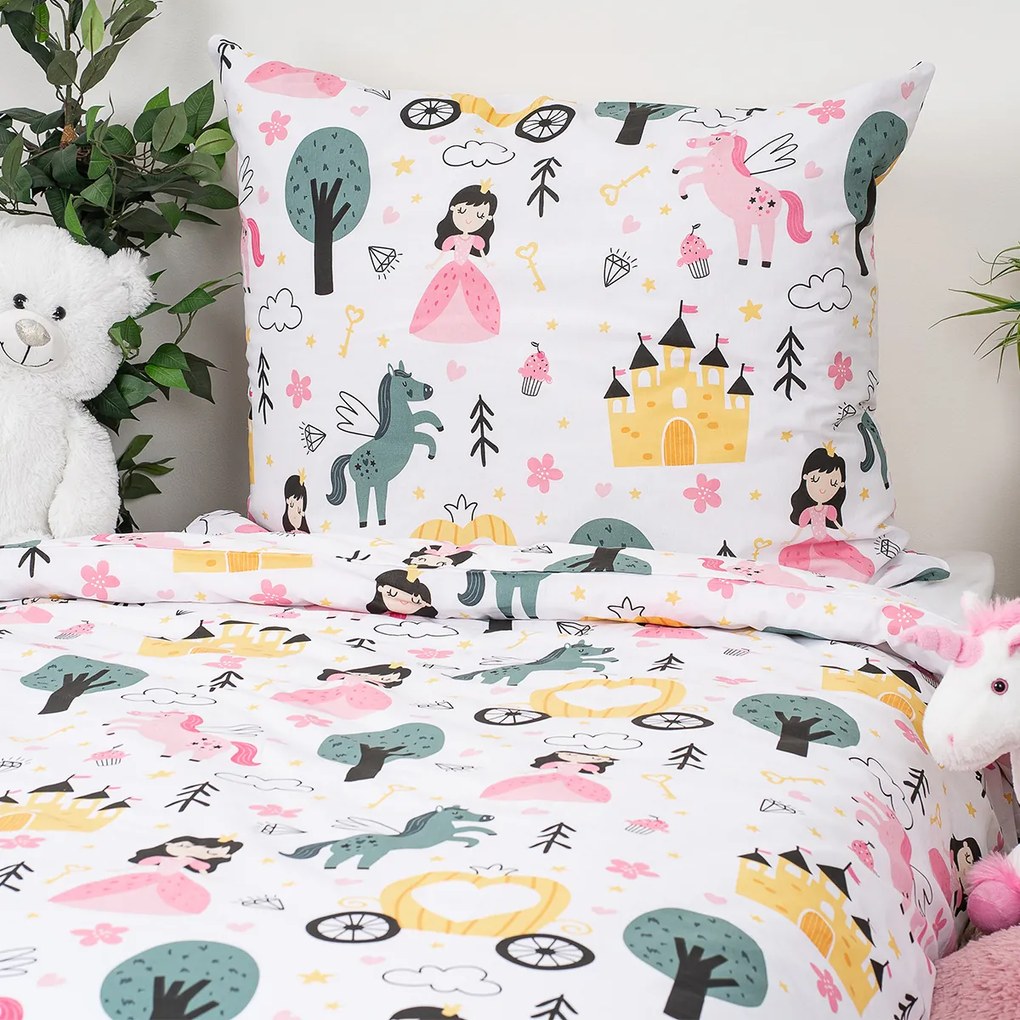 Lenjerie de pat din bumbac pentru copii 4Home Fairytale Dream, 140 x 200 cm, 70 x 90 cm, 140 x 200 cm, 70 x 90 cm