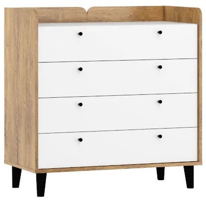 Dolce Dol-07 Comoda Oak Burgundy/White High Gloss