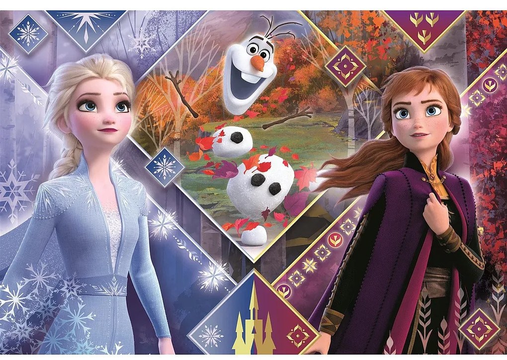 Disney Regatul de gheață Winter Magic Puzzle maxi Clementoni de 104 piese