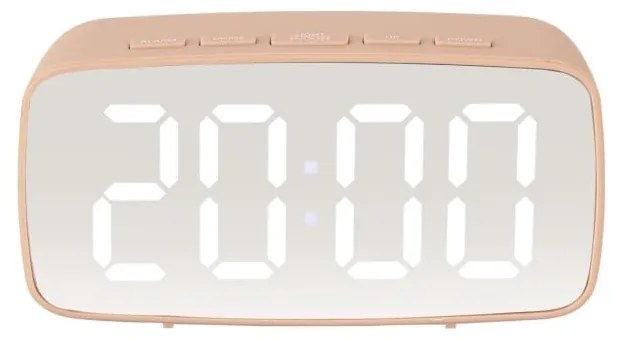 Ceas deșteptător digital roz - Karlsson