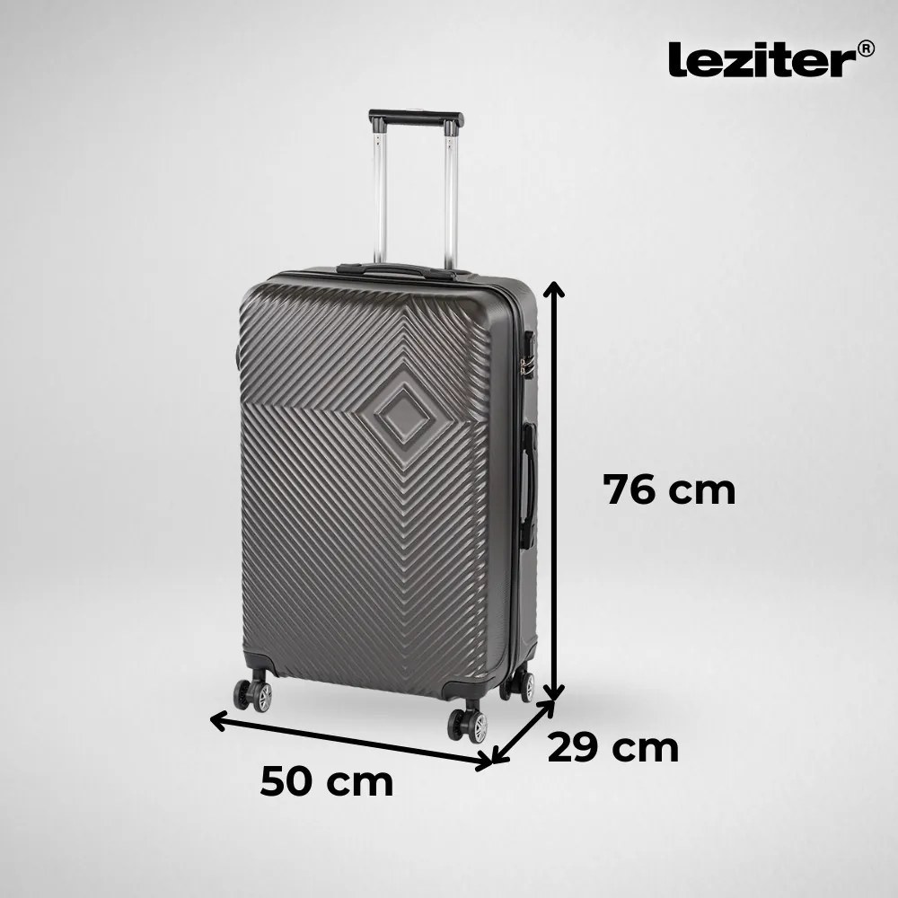 TraveLux Pro XVI gurulós bőrönd szett szürke