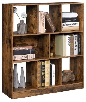 Bibliotecă NAVARO, maro