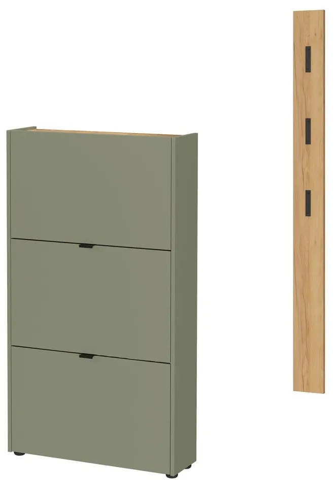 Set pentru hol în culoare naturală/taupe 101x200x22 cm Ameca – Germania