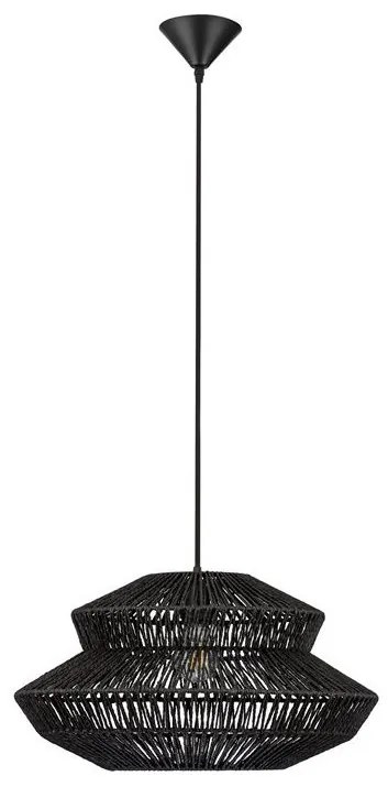 Lustra/Pendul design natural NUA negru