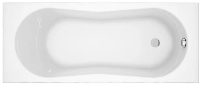 Cada baie incastrata Cersanit Nike, 150 x 70 cm, dreptunghiulara, alb lucios 1500x700 mm