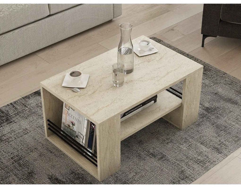 Măsuță de conferință Iris Travertine