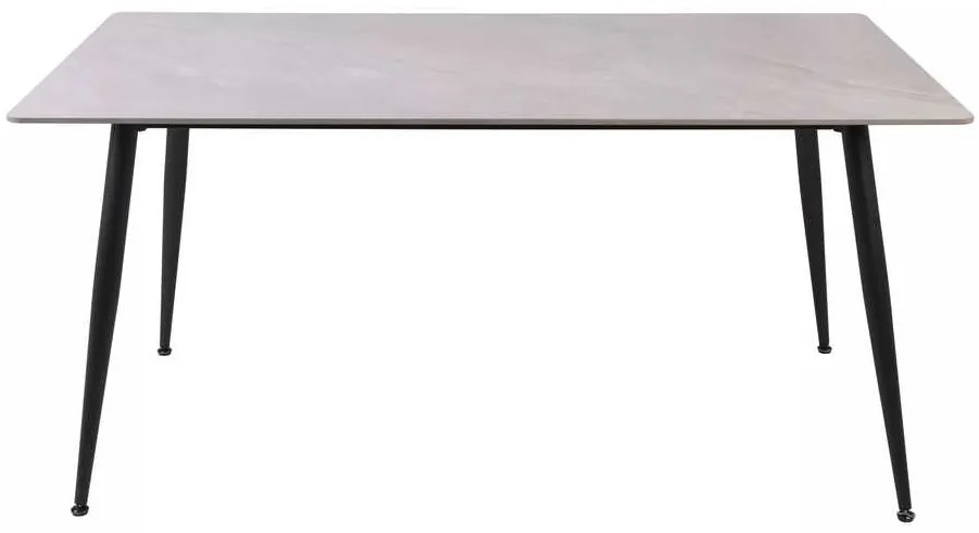 Masă de bucătărie Rion 160 x 90 cm, gri / negru