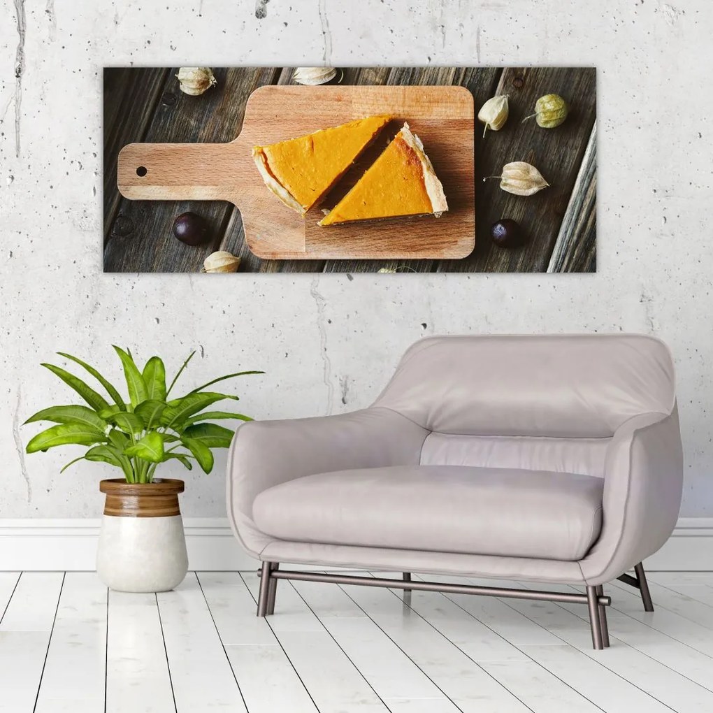 Tablou -Prăjitură cu dovleac (120x50 cm)