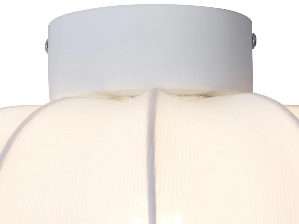 Plafonieră Japandi albă 27cm - Plu Asyesha