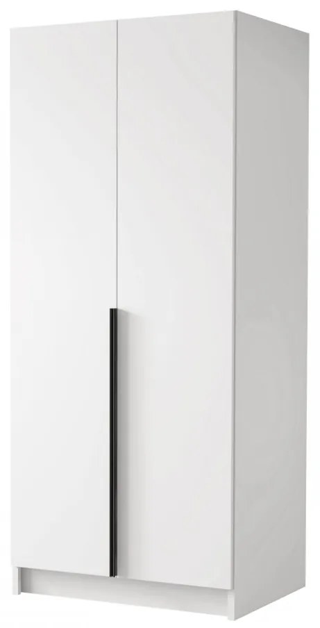 Dulap de haine Smagano I (Alb + Negru) . 1105796