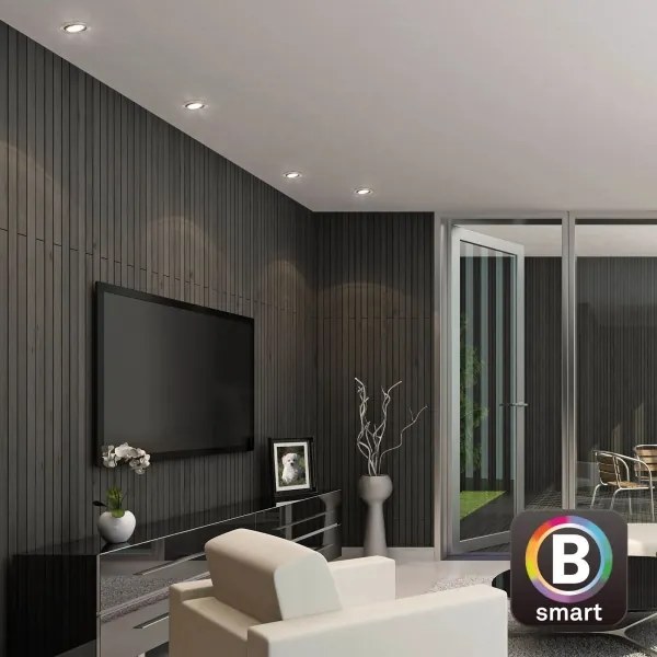 SET 3x corp de iluminat LED RGBW dimabil pentru baie GU10/4,9W/230V Tuya Brilo + telecomandă