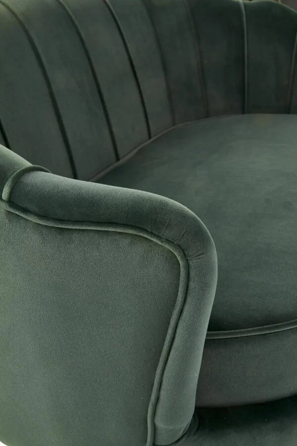 Canapea fixa Amorinito XL velvet verde