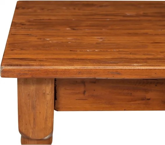 Masa fixa, L 70 70 H78 cm, culoare nuc, Lemn Masiv