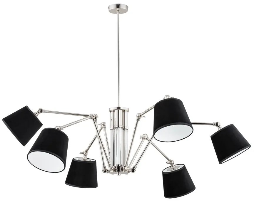 Lustra cu 6 brate articulate design clasic TADEA