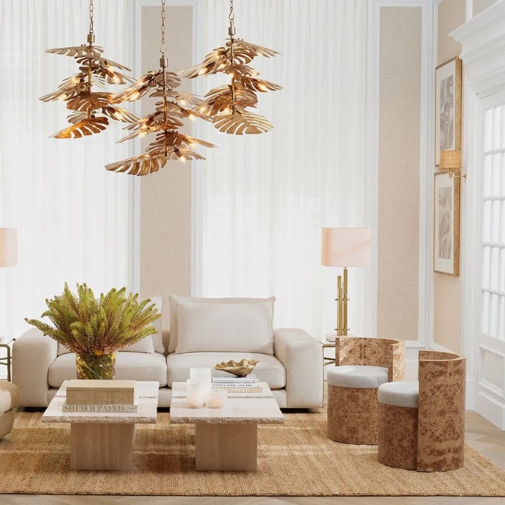 Scaun design LUX, Furnir Burl Mappa, Maro, Arcadia