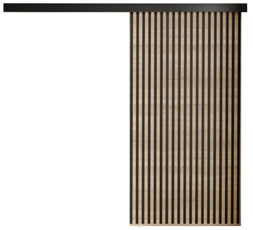 Uși culisante Baxdos 100 (Stejar craft auriu + Negru) . 1104636