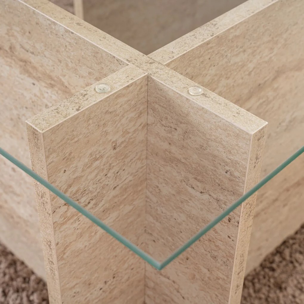 Masă de cafea Vetrino Travertine