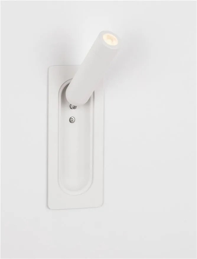 Aplica incastrabila cu spot LED directionabil INLITE alb