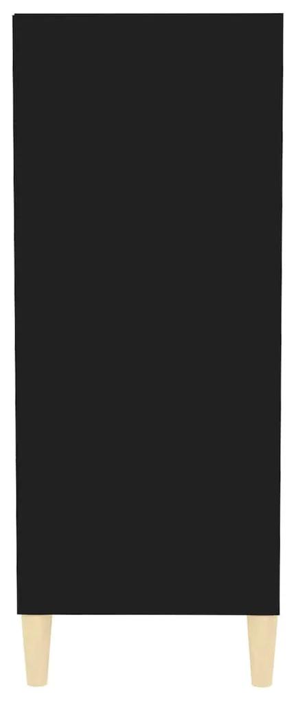 Servanta, negru, 57x35x90 cm, PAL 1, Negru