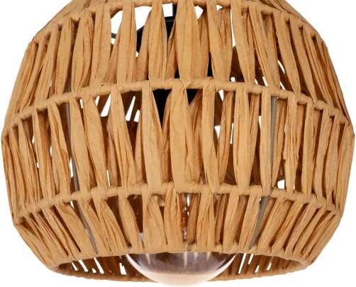 Eglo 44144 - Lustră suspendată pe cablu SHELDON, 3x E27/40W/230V, maro