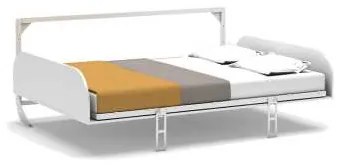 Pat Rabatabil dublu - SIMPLE 140 (140X200) - Alb Mat
