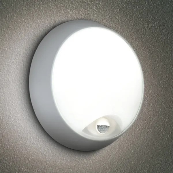 Aplică LED de exterior cu senzor Brilagi BULKHEAD LED/20W/230V IP65