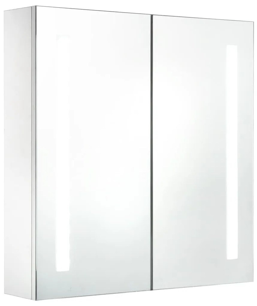 285125 vidaXL Dulap de baie cu oglindă și LED, 60 x 14 x 62 cm