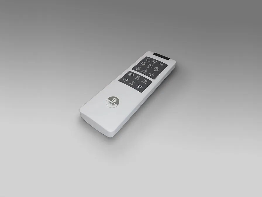 Lustra LED cu Ventilator si telecomanda TROPIC WHITE
