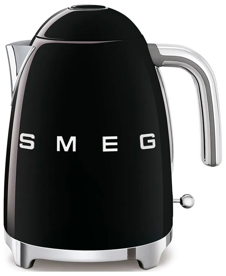 Ceainic electric negru din oțel inoxidabil 1,7 l Retro Style – SMEG