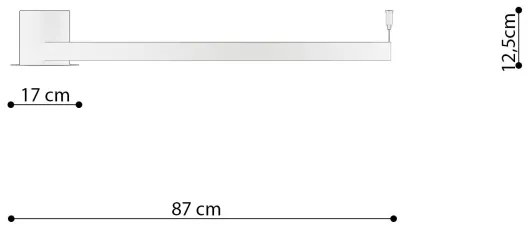 Plafonieră LED RIO LED/50W/230V CRI90 3000K d. 78 cm auriu Thoro TH.252