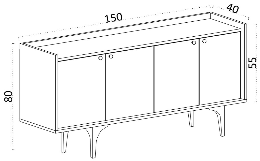 Dulap Norbi (Stejar safir). 1072894