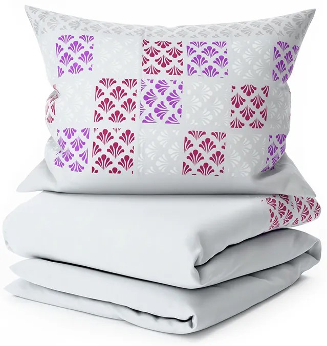 Lenjerie de pat din microsaten VELLARI, gri deschis Dimensiune lenjerie de pat: 70 x 90 cm | 140 x 200 cm