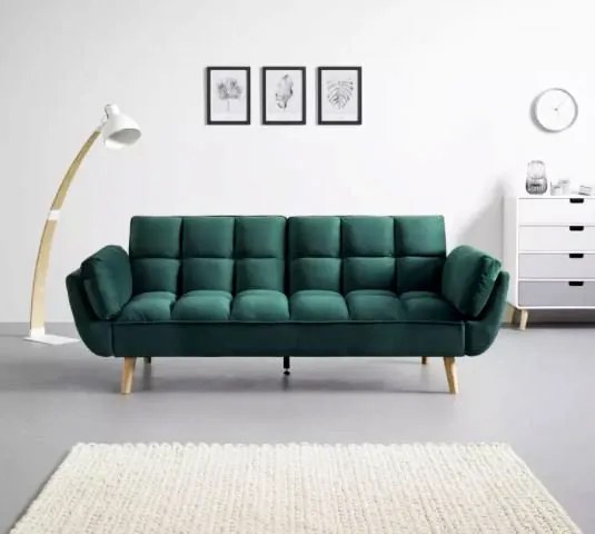 Canapea Rubik 213x77x81 cm Tapiterie Catifea Verde