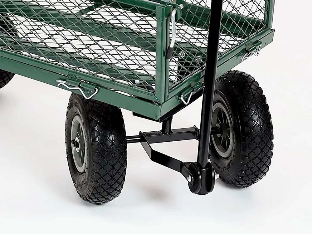 Cărărușă metalică de grădină, capacitate de încărcare 300 kg