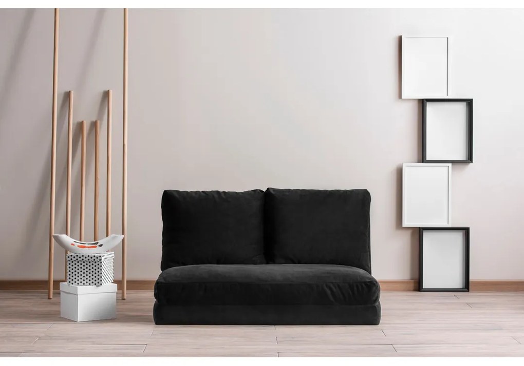 Canapea futon Tilda (Negru). 1072563