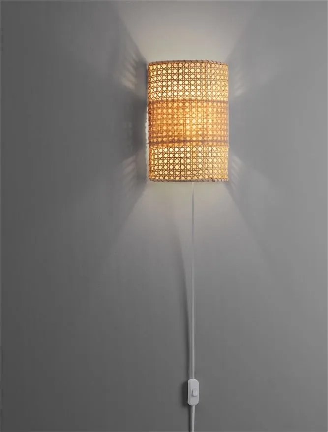 Aplica de perete boho style design natural Lum