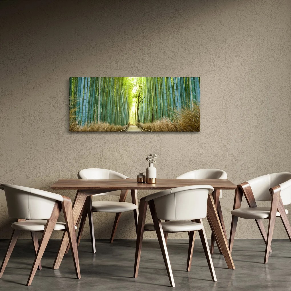 Tablou - Pădure de bambus (120x50 cm)