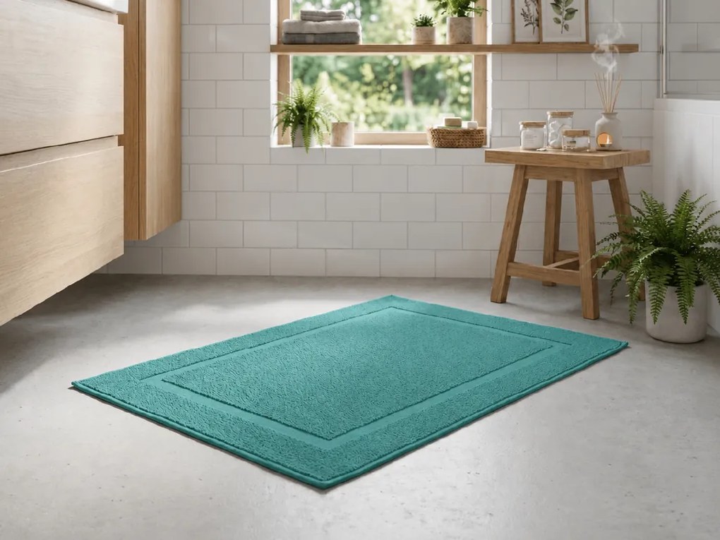 Covoras hotelier COMFORT COLOR 50 x 75 cm, petrol.