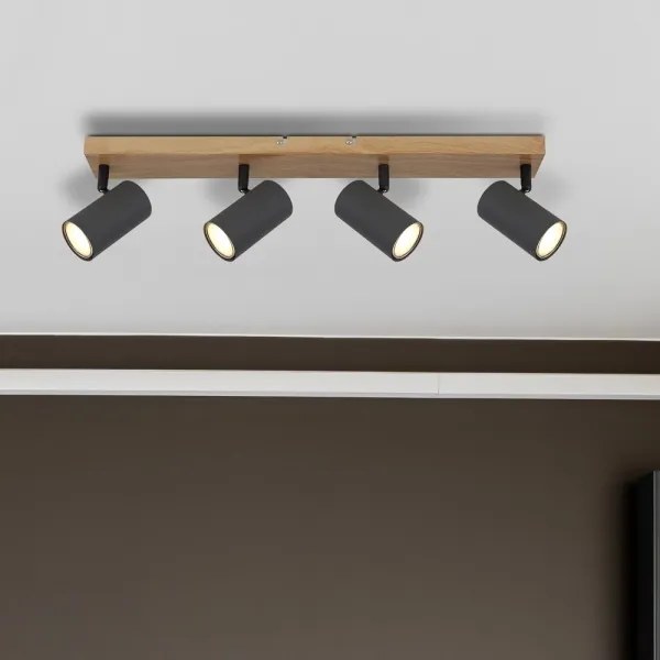 Spot ROBBY 4xGU10/35W/230V gri/maro Globo 57911-4G