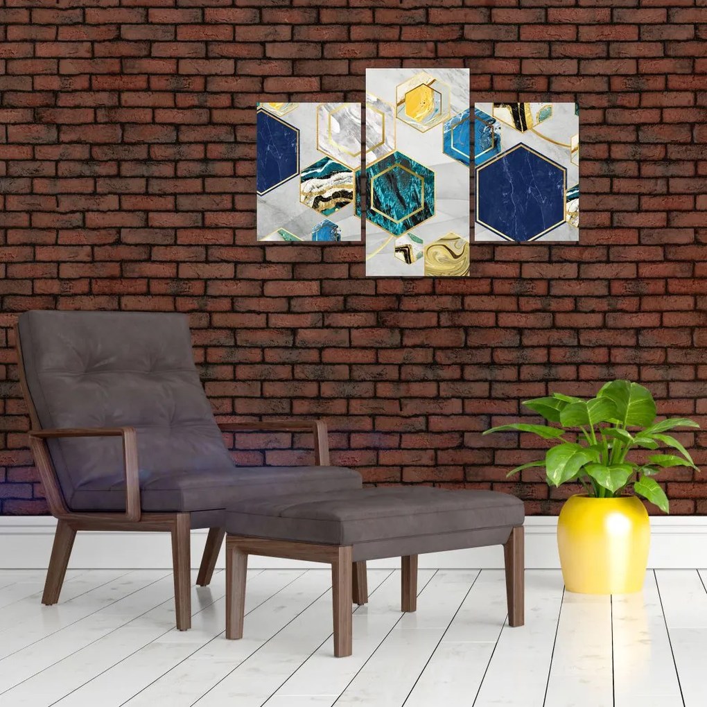 Tablou - Compoziție de marmură (90x60 cm)