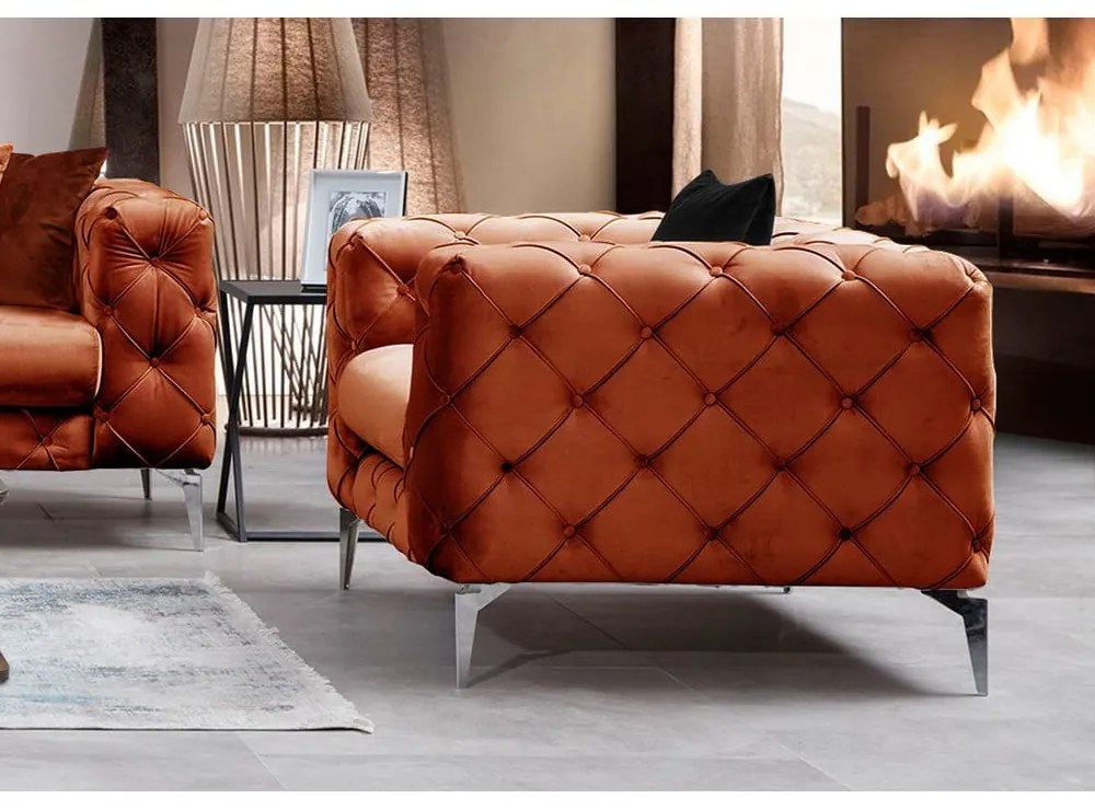 Fotoliu portocaliu Como – Artie