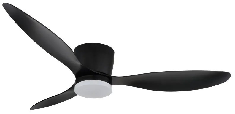 Lustra LED cu ventilator si telecomanda ARMANDO negru 03666S GL